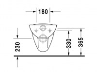 PACK INODORO SUSPENDIDO D-CODE DURAVIT